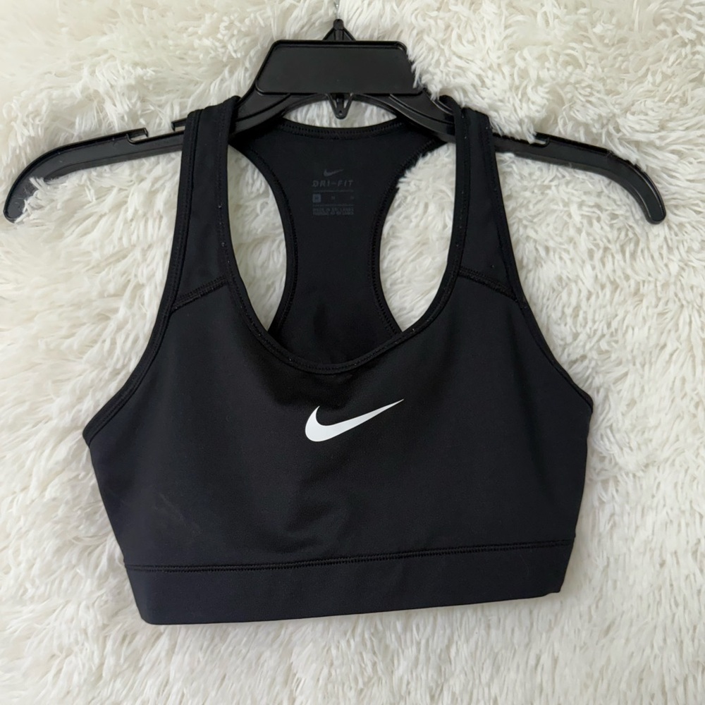 Nike Women's Black and White Sports Bra